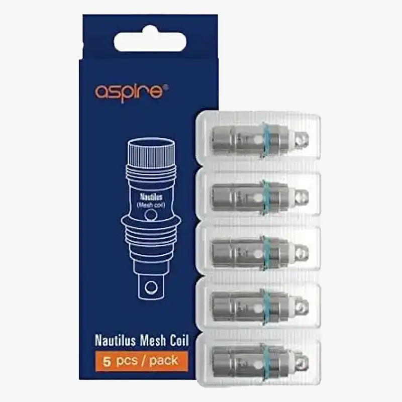 Aspire Nautilus 0.3Ω Mesh Coils – Pack of 5 – RDTL Coils for Nautilus Tanks – Vape Coil UK”