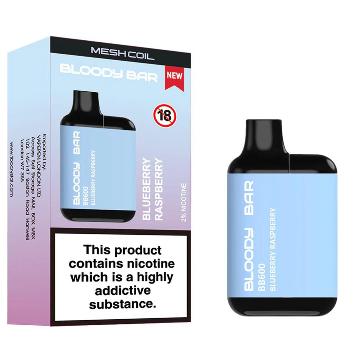 Bloody Bar BB600 Prefilled Pod Kit