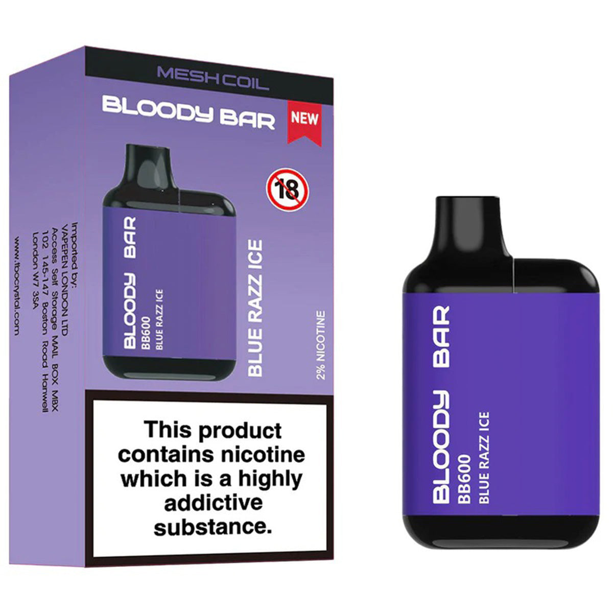 Bloody Bar BB600 Prefilled Pod Kit