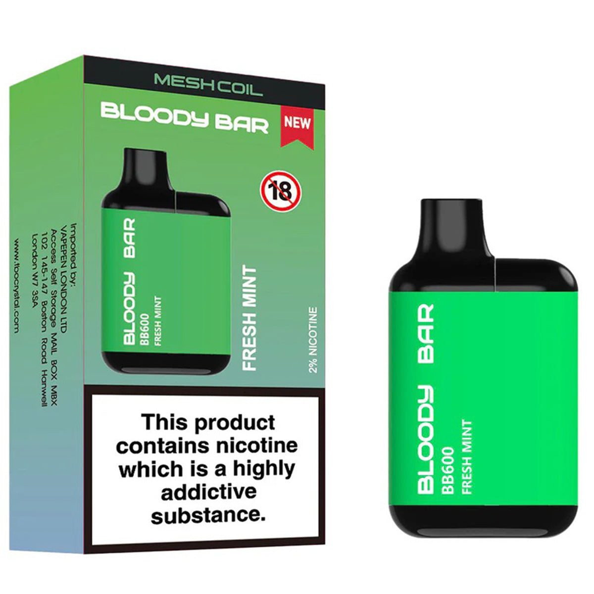 Bloody Bar BB600 Prefilled Pod Kit
