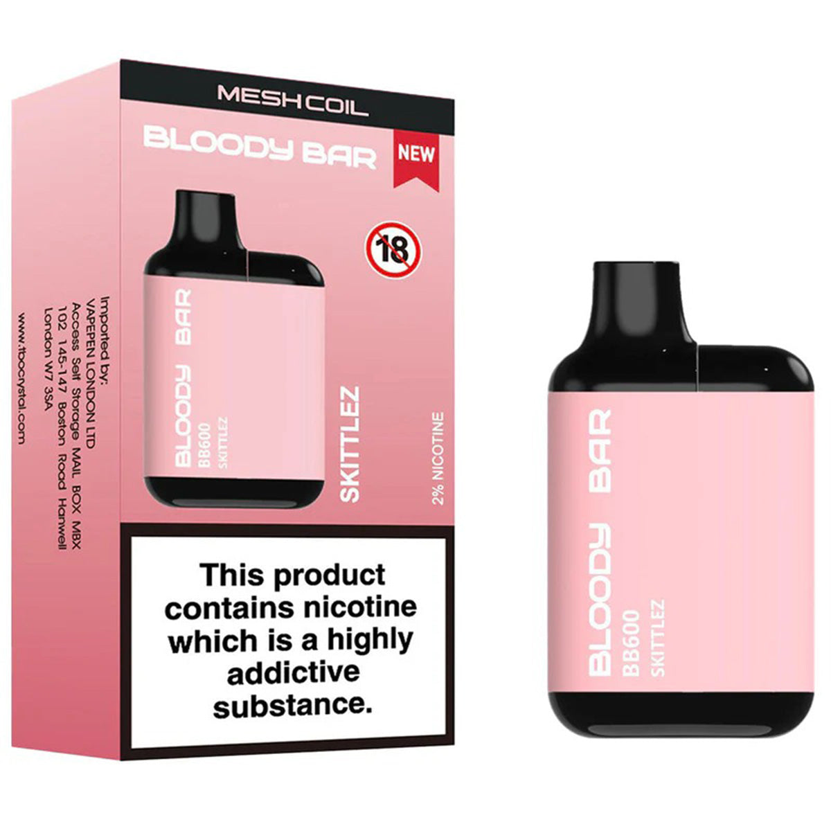 Bloody Bar BB600 Prefilled Pod Kit