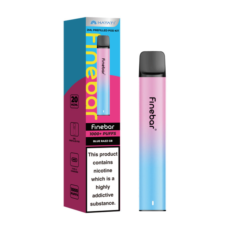 Blue Razz GB Hayati Finebar Prefilled Pod Kit