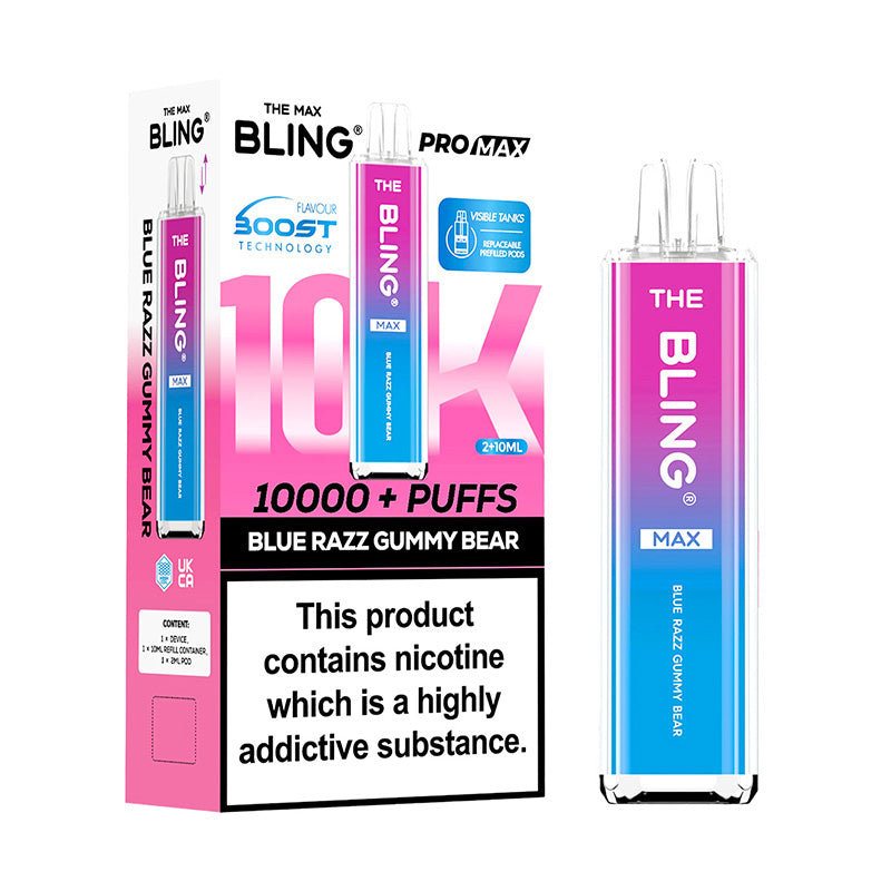 Bling Pro Max 10K Pod Kit – 10000 Puffs Rechargeable Vape