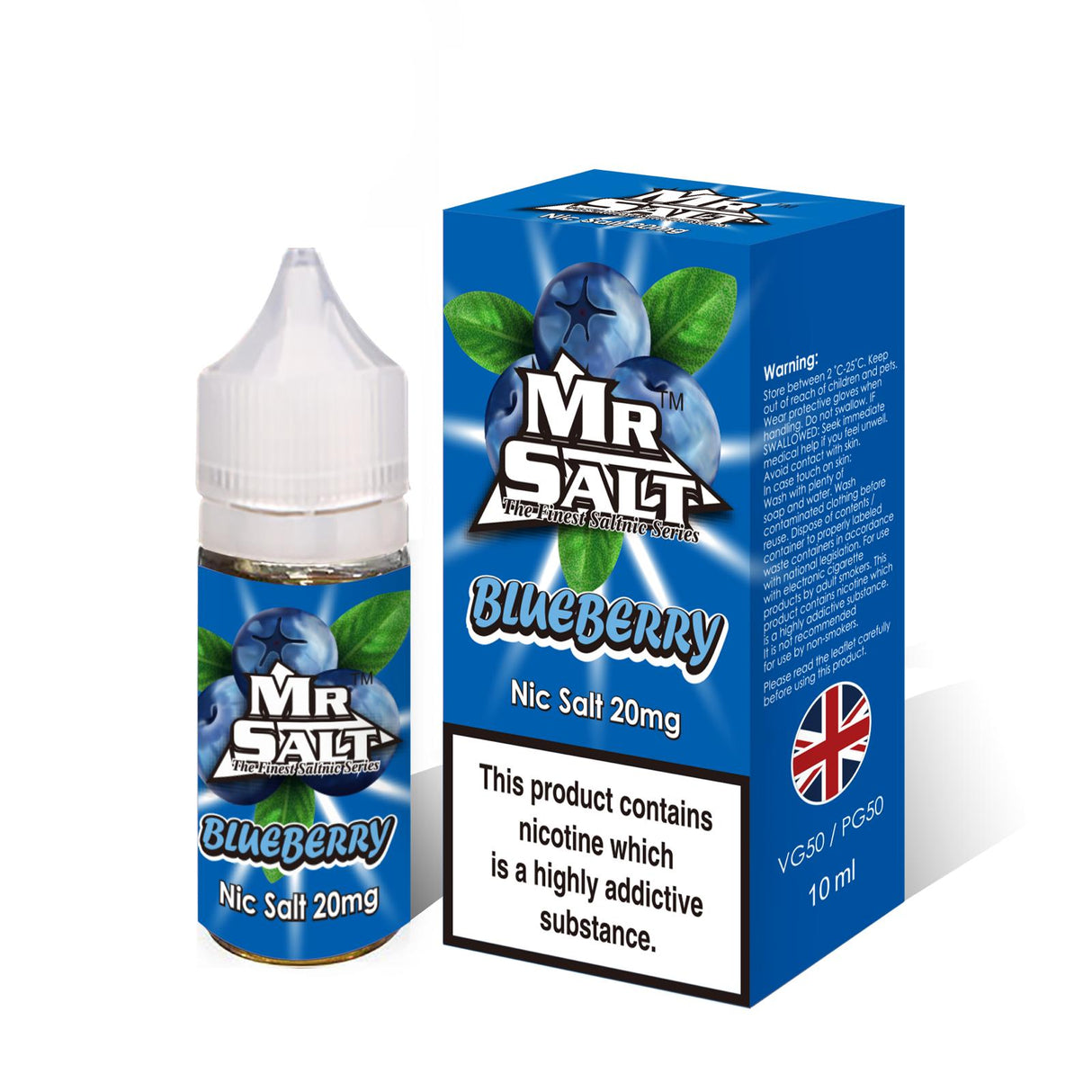 Mr Salt Blueberry Nic Salt Vape Juice