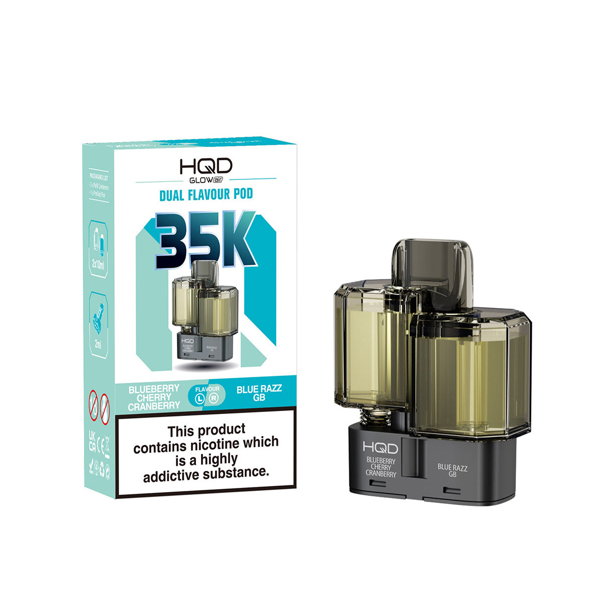 HQD Glow Air 35k Prefilled Pods