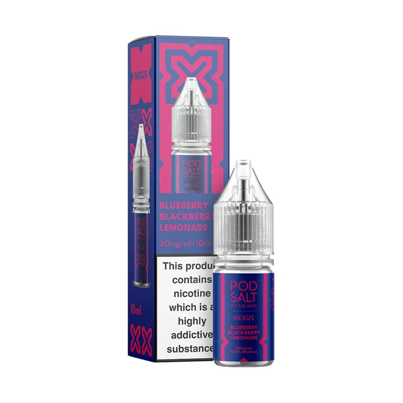 Pod Salt Nexus Blueberry Blackberry Lemonade Nic Salt