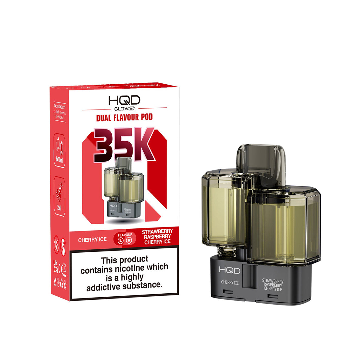 HQD Glow Air 35k Prefilled Pods