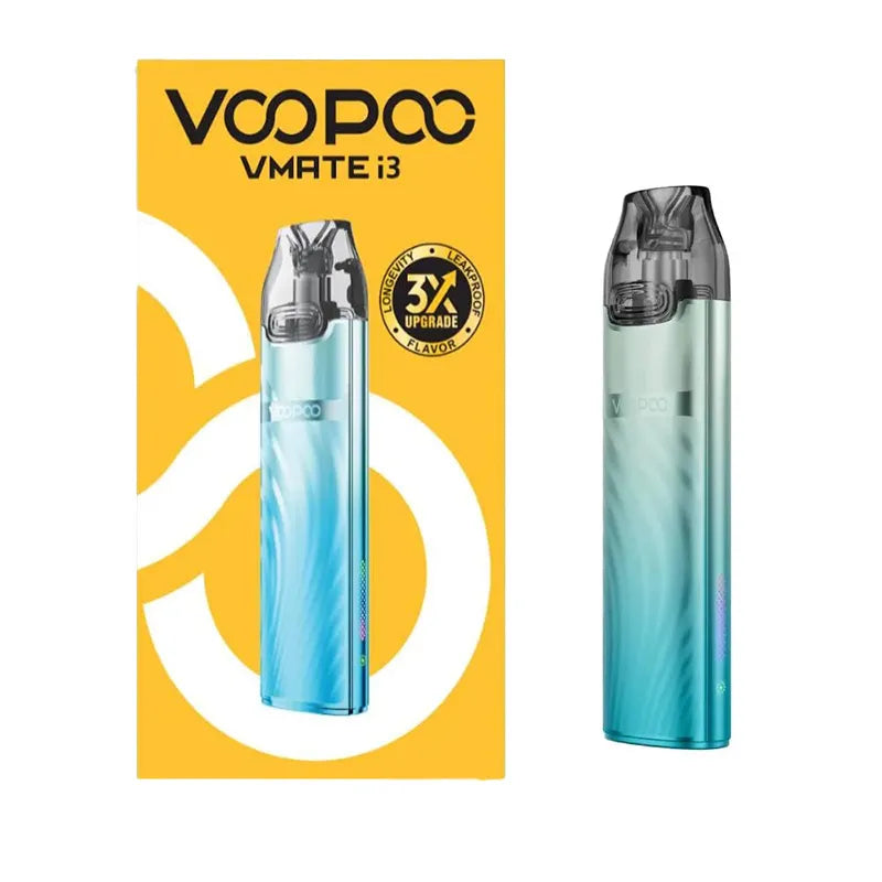 Cyan Blue Voopoo Vmate i3 Pod Vape Kit