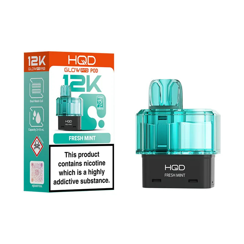 HQD Glow Pro 12K Refill Pods