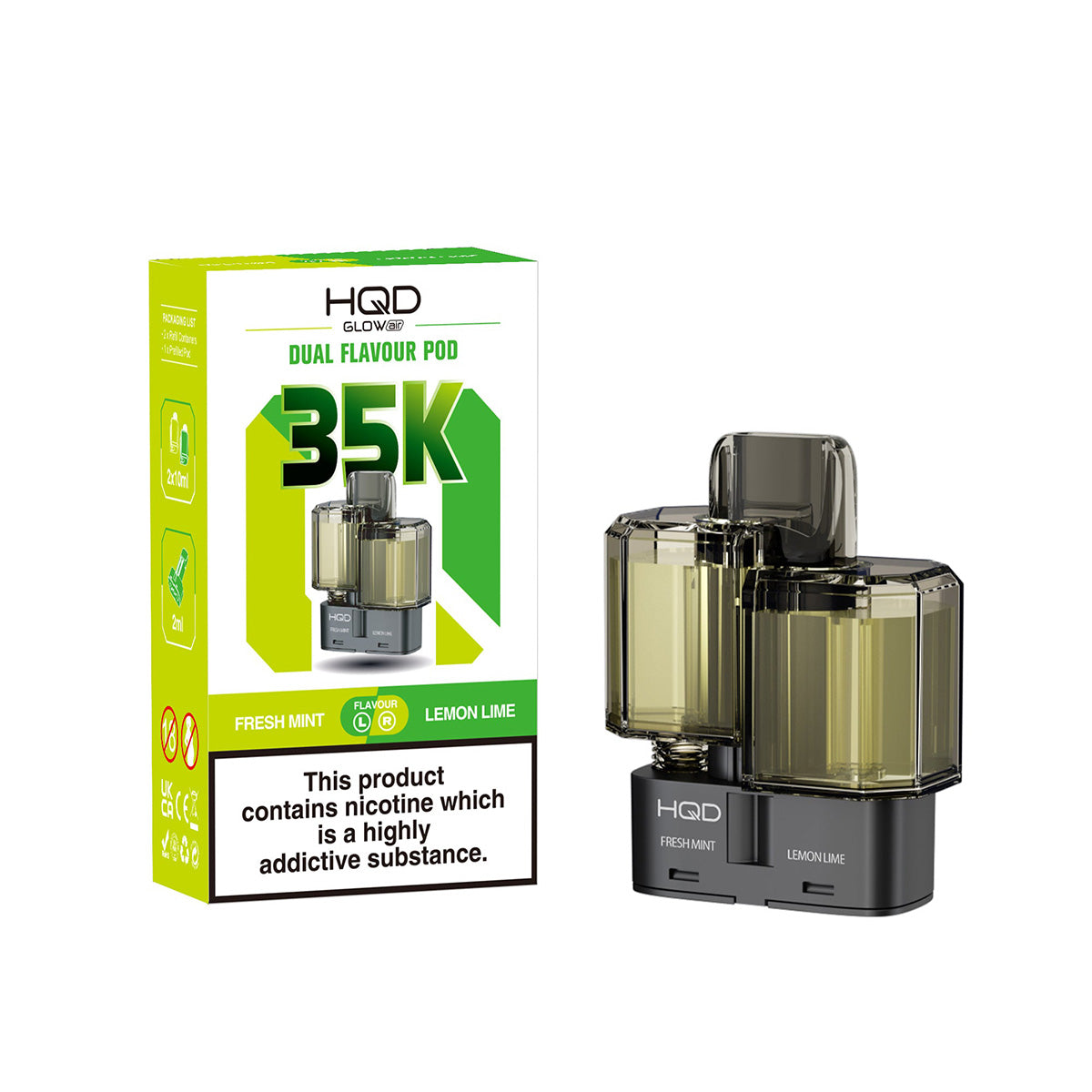 HQD Glow Air 35k Prefilled Pods