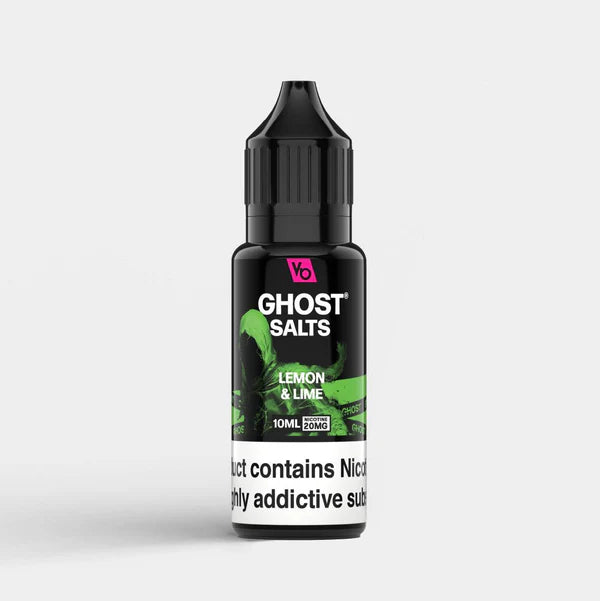 Vapes Bars Ghost Lemon And Lime Nic Salt Vape Juice