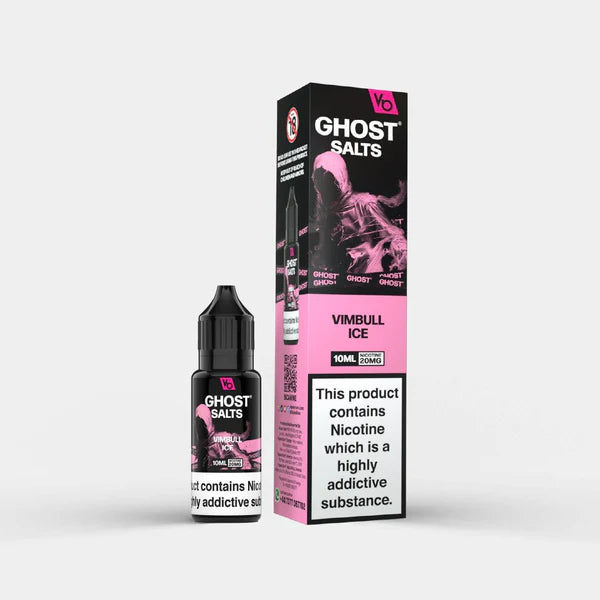 Vapes Bars Ghost Vimbull Ice Nic Salt Vape Juice