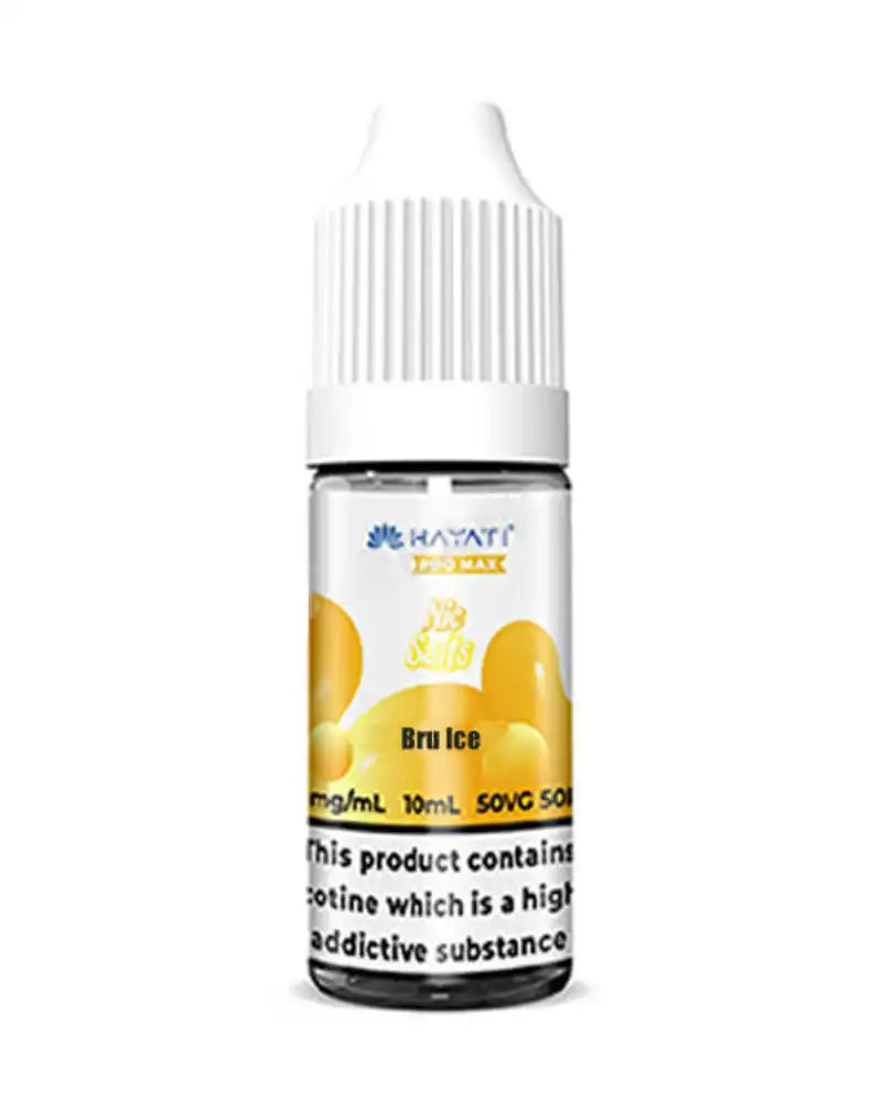 “Hayati Pro Max Bru Ice 100ml Shortfill Vape Juice – Fizzy Orange Soda Ice Eliquid by Vape Coil UK”