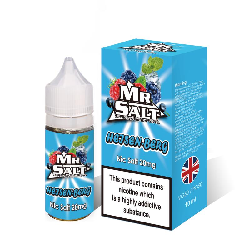 Mr Salt Vapeberg Nic Salt Vape Juice