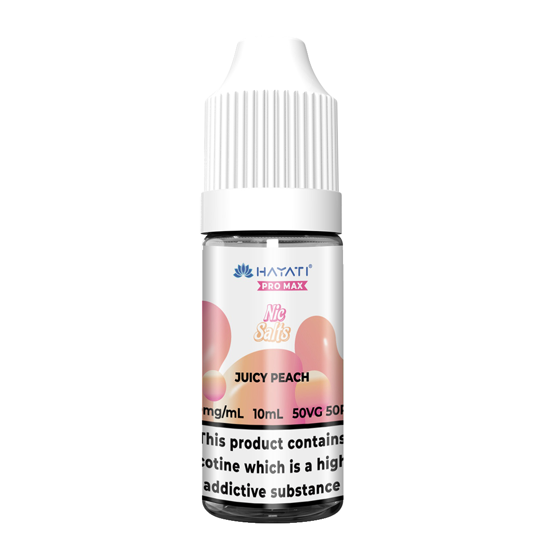 Hayati Pro Max Juicy Peach Nic Salt Vape Juice