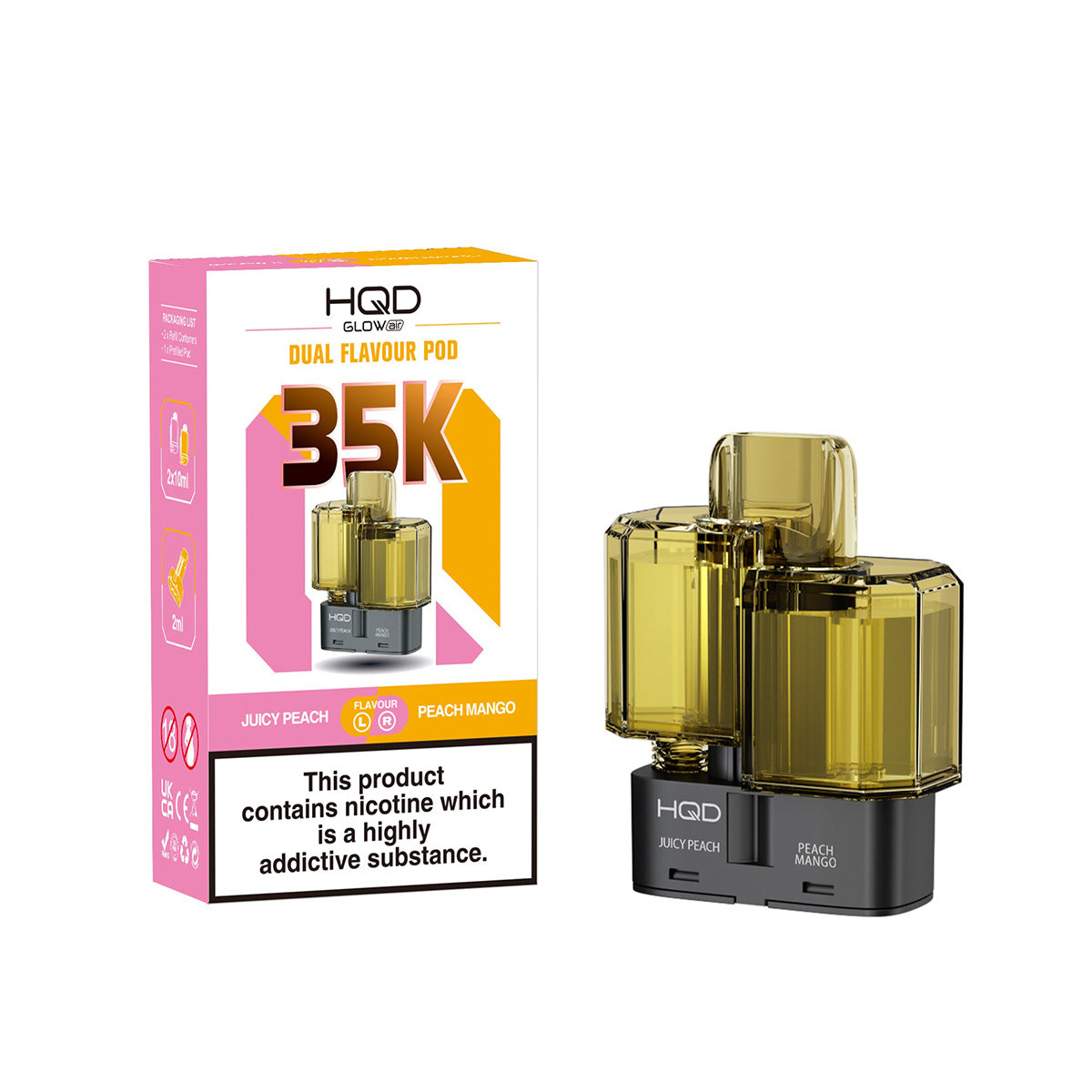 HQD Glow Air 35k Prefilled Pods
