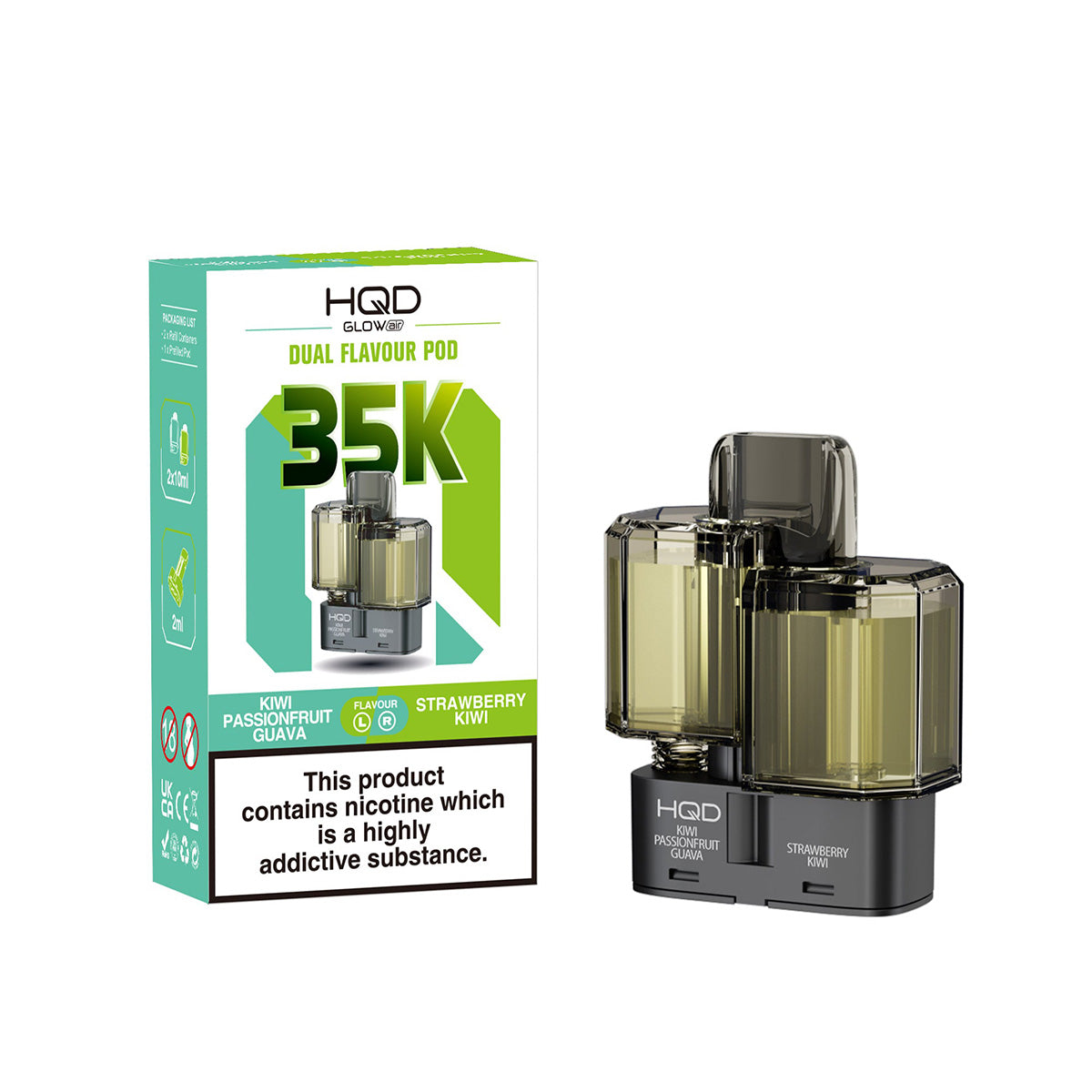 HQD Glow Air 35k Prefilled Pods