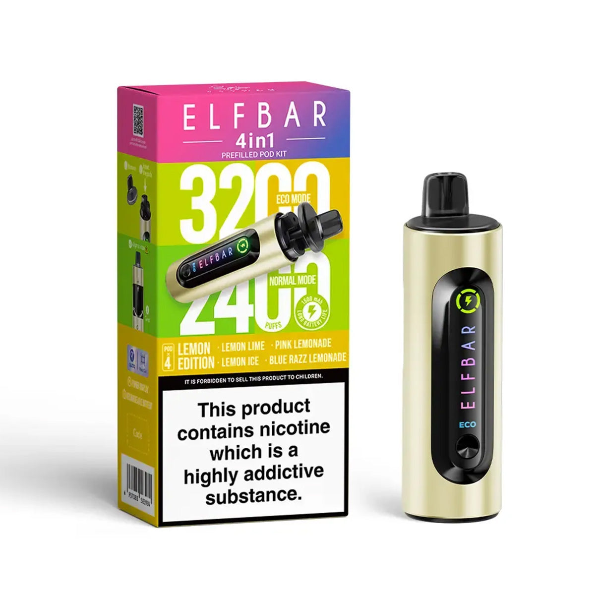 Elf Bar 4-in-1 Prefilled Pod Kit