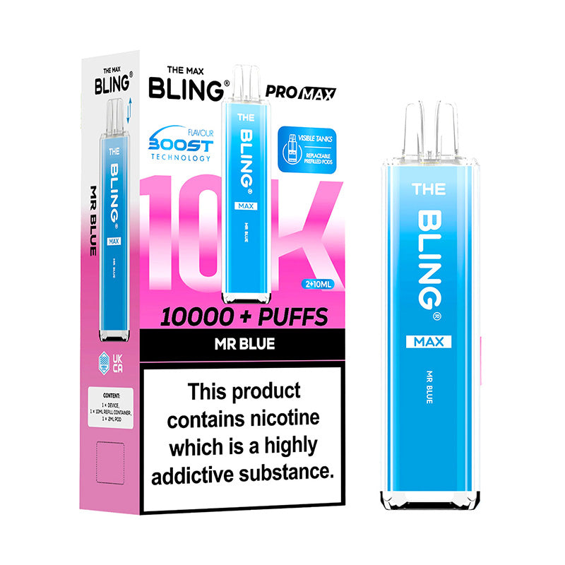 Bling Pro Max 10K Pod Kit – 10000 Puffs Rechargeable Vape