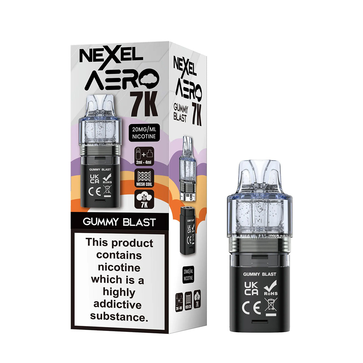 Nexel Aero 7K Prefilled Pods