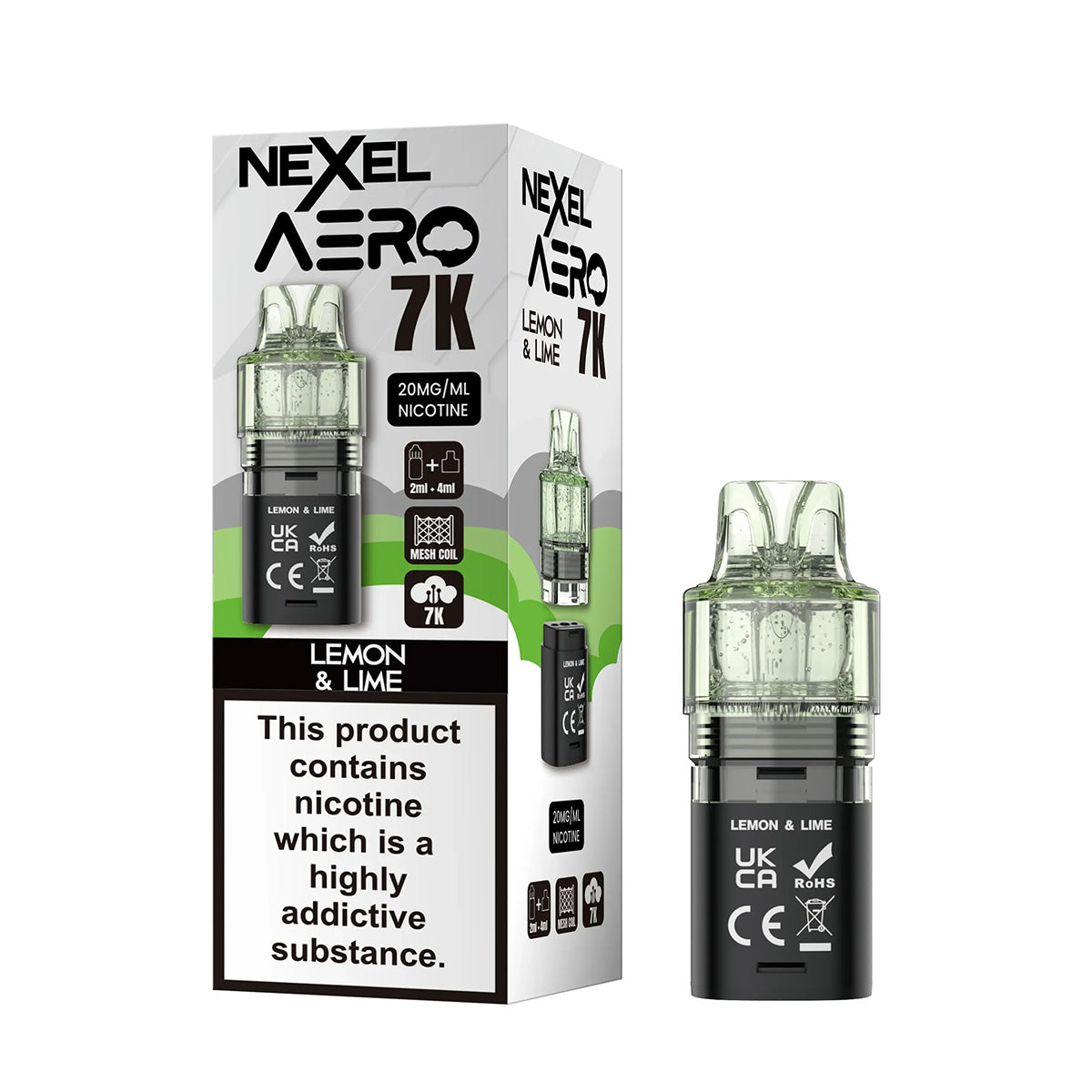 Nexel Aero 7K Prefilled Pods