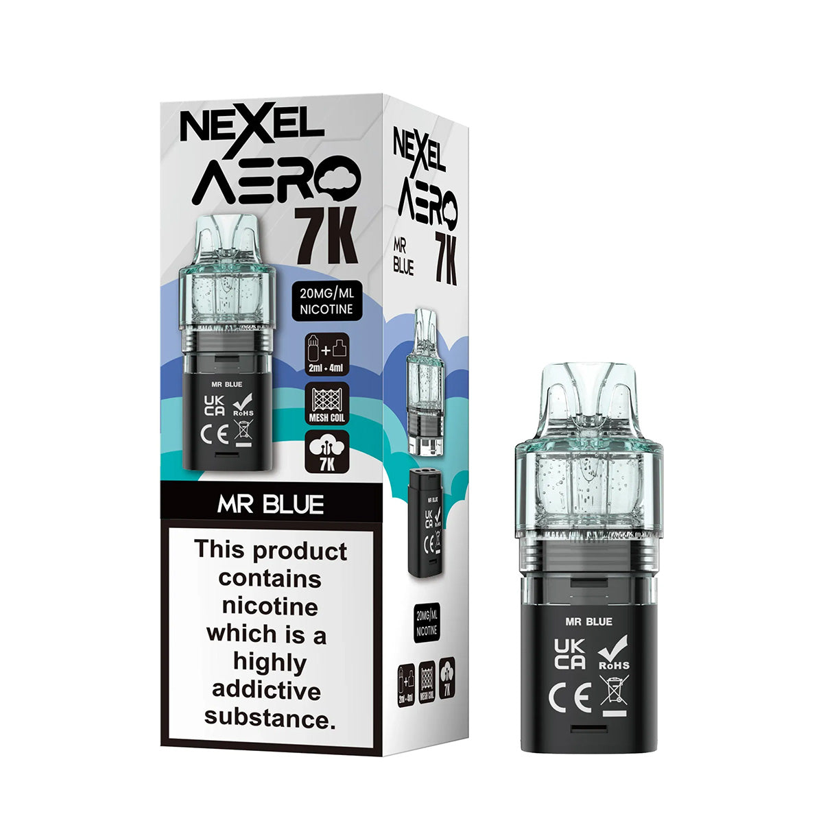 Nexel Aero 7K Prefilled Pods