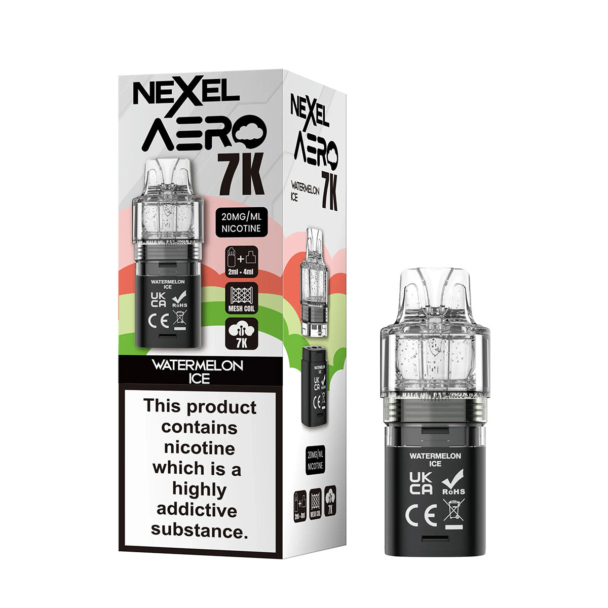 Nexel Aero 7K Prefilled Pods