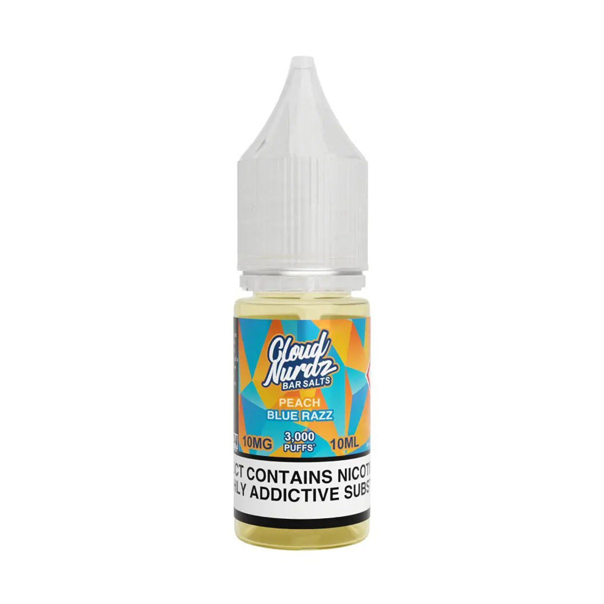Cloud Nurdz Peach Blue Razz Nic Salt Vape Juice