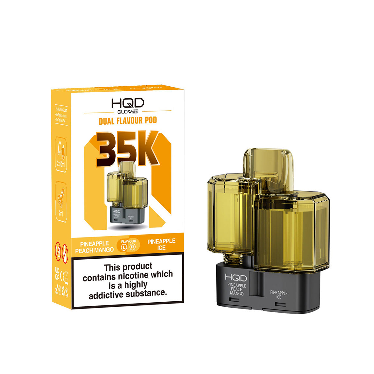 HQD Glow Air 35k Prefilled Pods