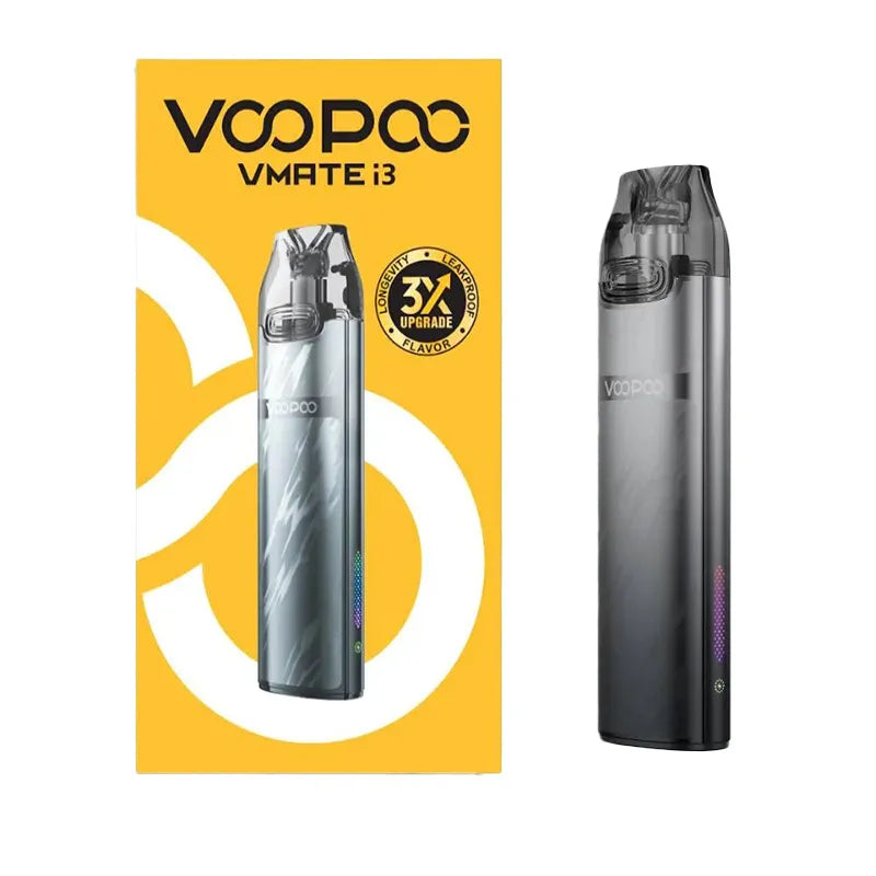 Silver Black Voopoo Vmate i3 Pod Vape Kit