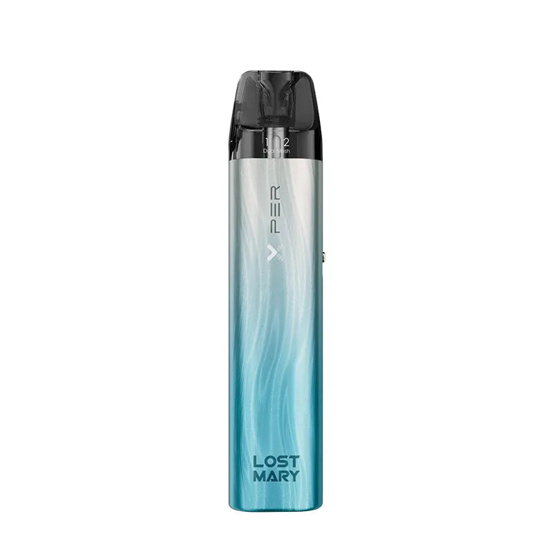 Silver Blue Lost Mary Xper Pod Vape Kit