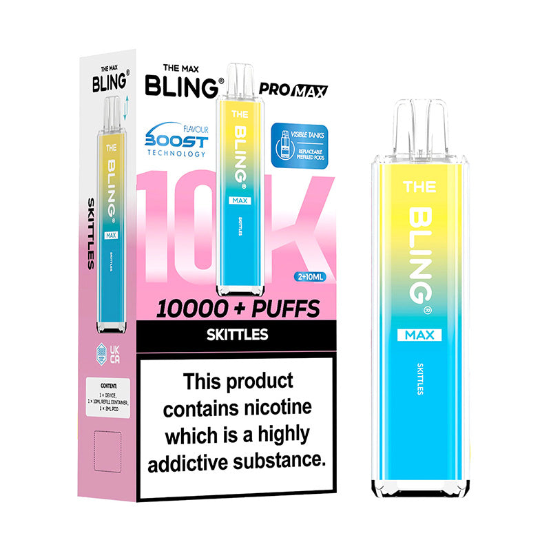 Bling Pro Max 10K Pod Kit – 10000 Puffs Rechargeable Vape