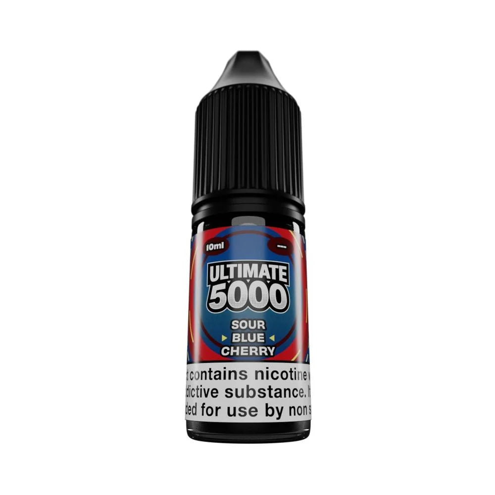 Sour Blue Cherry Nic Salt Vape Juice By Ultimate 5000