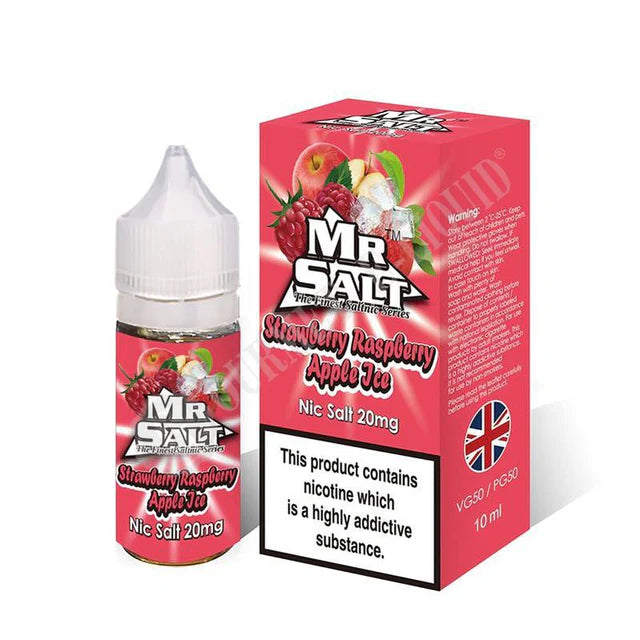Mr Salt Strawberry Raspberry Apple Ice Nic Salt Vape Juice