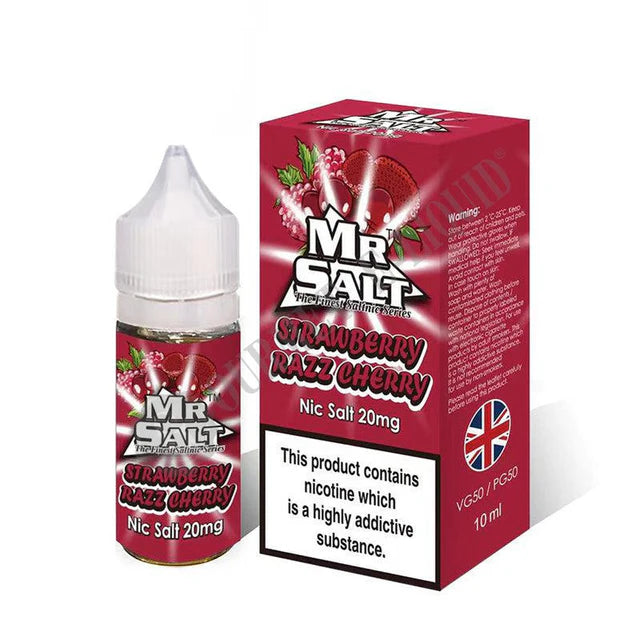 Mr Salt Strawberry Razz Cherry Nic Salt Vape Juice