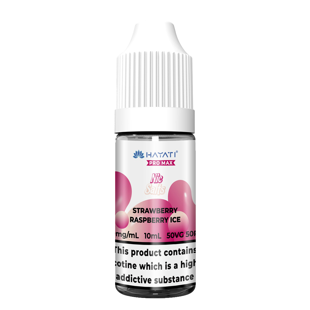 Hayati Pro Max Strawberry Raspberry Ice Nic Salt Vape Juice