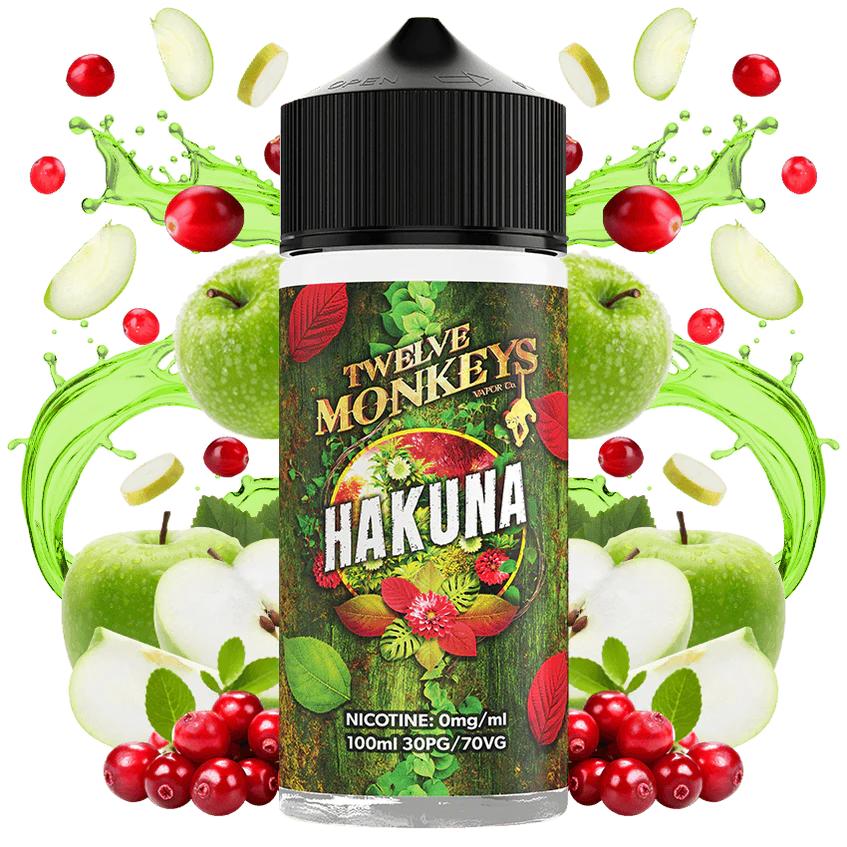 Twelve Monkeys Hakuna 100ml E-Liquid Shortfill