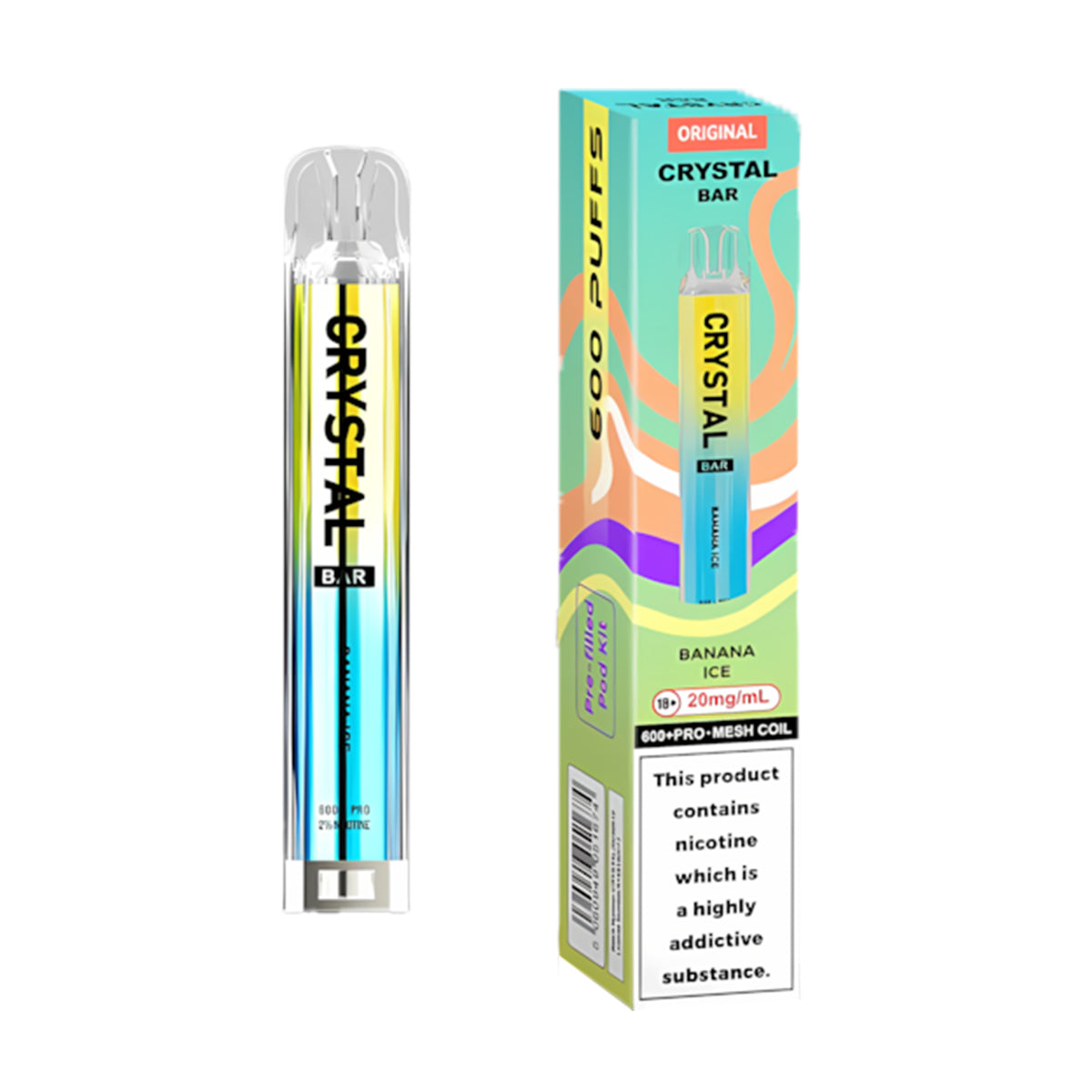 SKE Crystal Bar 600 Pod Kit