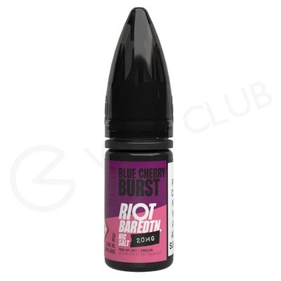 Riot Squad Bar Edition Blue Cherry Burst Nic Salt Vape Juice