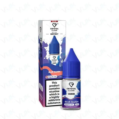 Crystal Clear Blue Slush Nic Salt Vape Juice