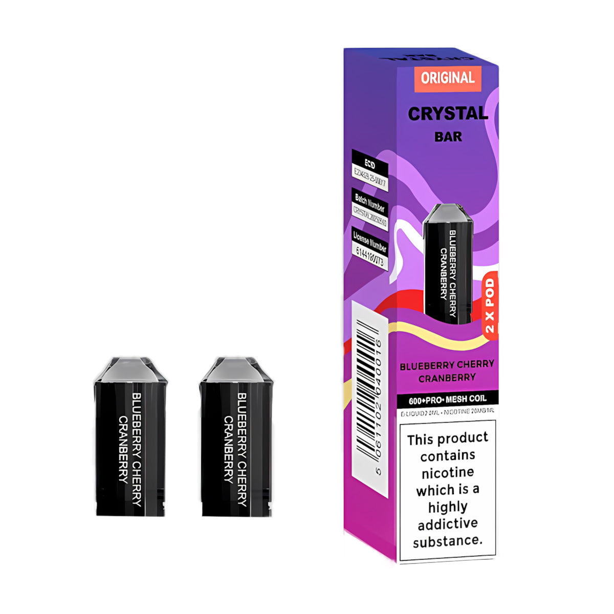 Crystal Bar Original 600 Pods