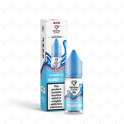 Crystal Clear Blueberry Ice Nic Salt Vape Juice