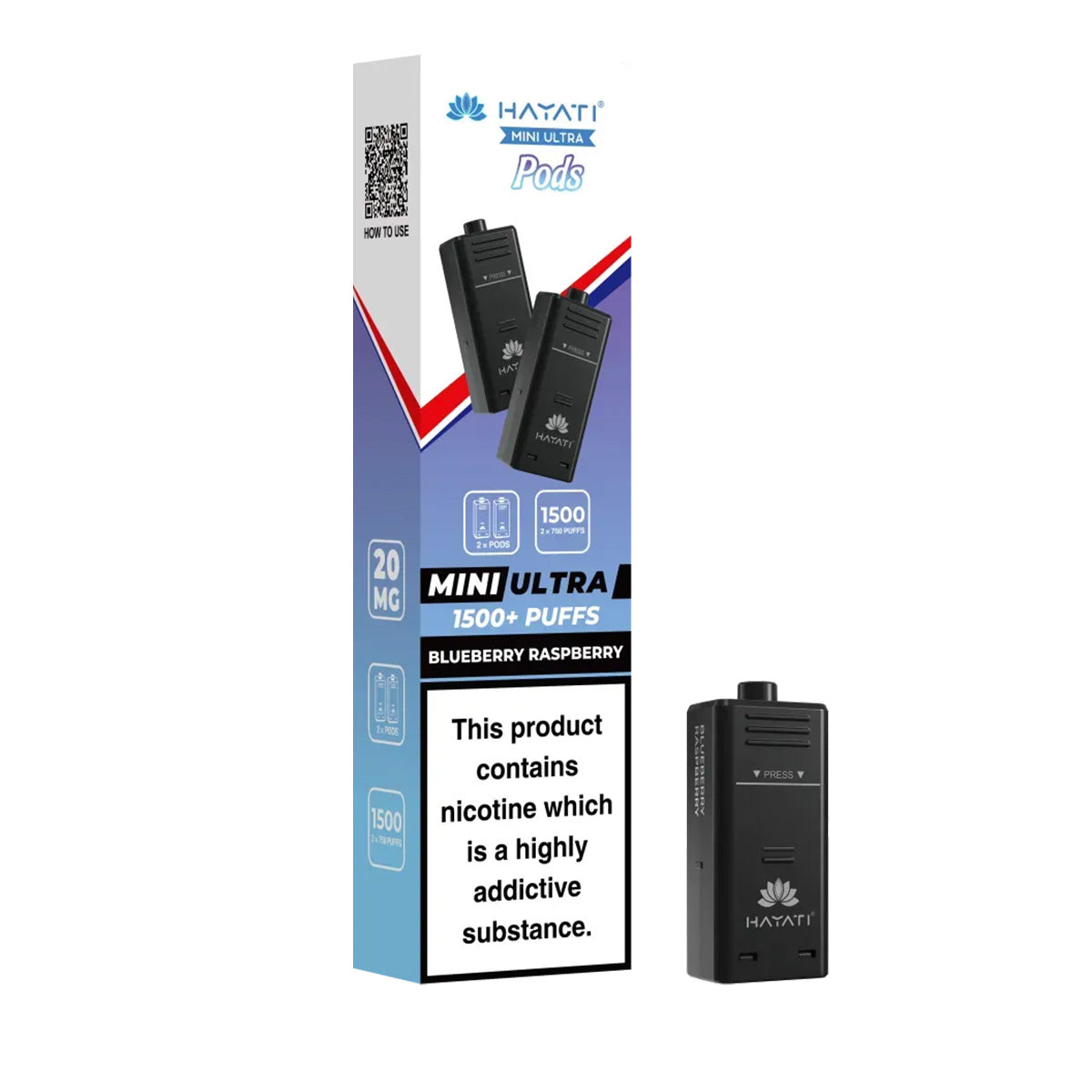 Hayati Mini Ultra 1500 Prefilled Pods