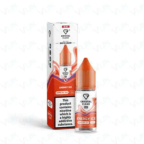 Crystal Clear Energy Ice Nic Salt Vape Juice