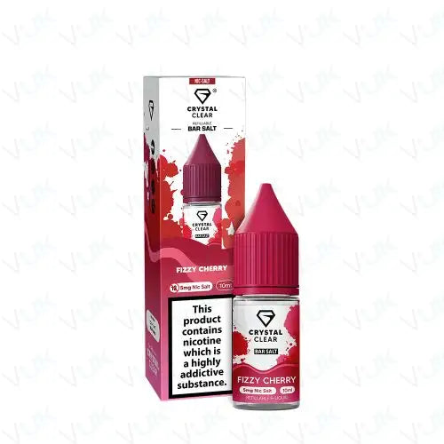 Crystal Clear Fizzy Cherry Nic Salt Vape Juice