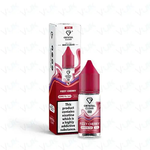 Crystal Clear Fizzy Cherry Nic Salt Vape Juice