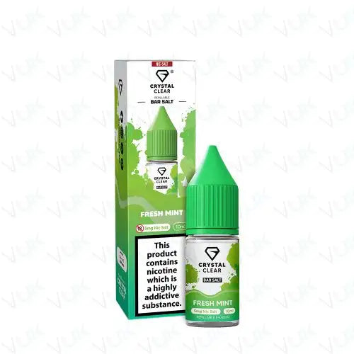 Crystal Clear Fresh Mint Nic Salt Vape Juice
