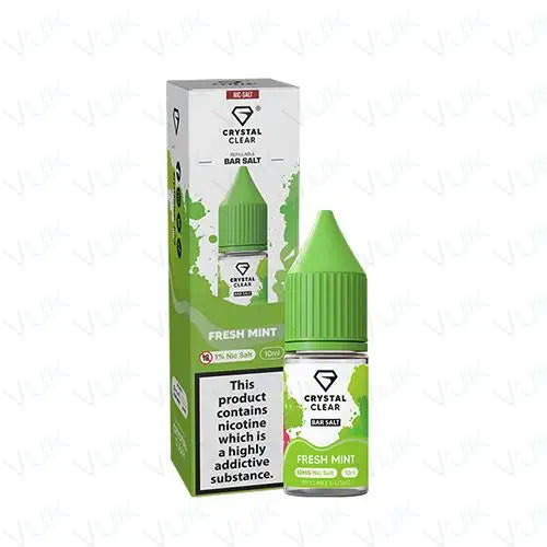 Crystal Clear Fresh Mint Nic Salt Vape Juice