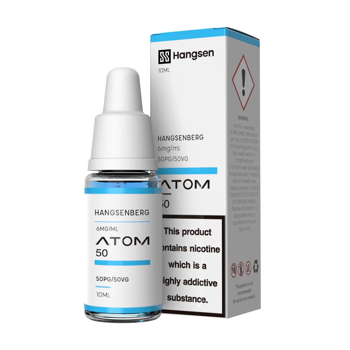 Hangsen 50/50 Hangsenberg 10ml Nic Salt Vape Juice