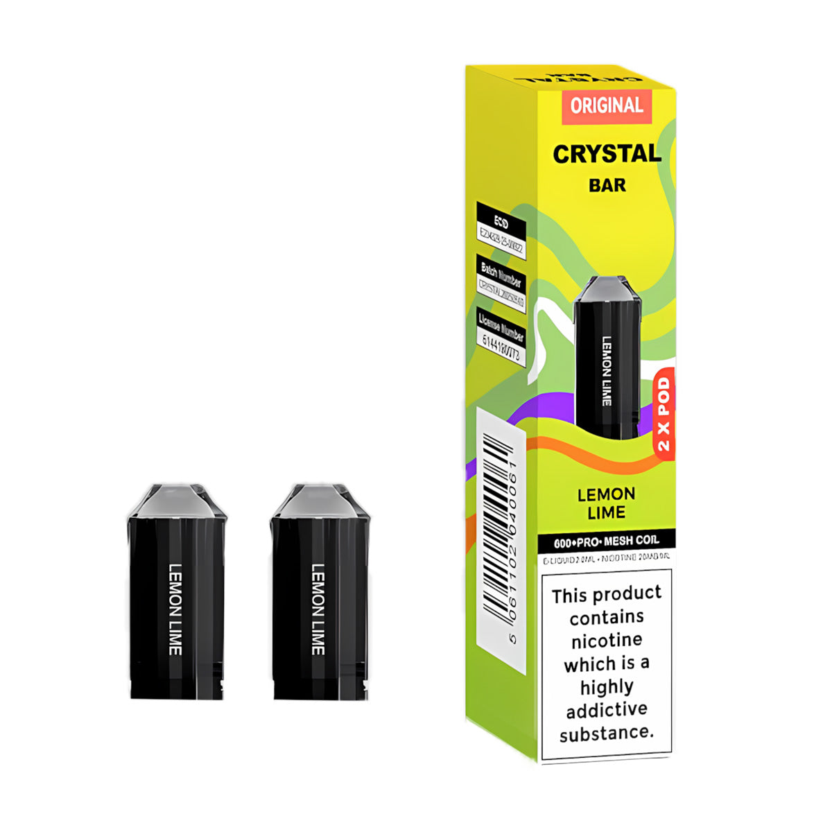 Crystal Bar Original 600 Pods
